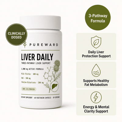 Milk Thistle, NAC & Choline Liver Support Capsules