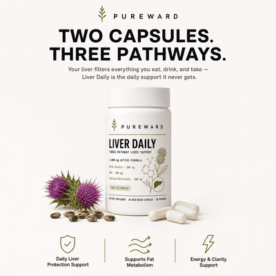 Milk Thistle, NAC & Choline Liver Support Capsules