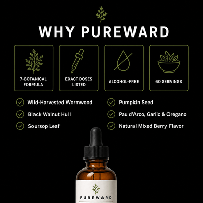 Wormwood & Black Walnut Botanical Cleanse Drops
