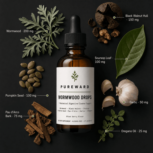 Wormwood & Black Walnut Botanical Cleanse Drops